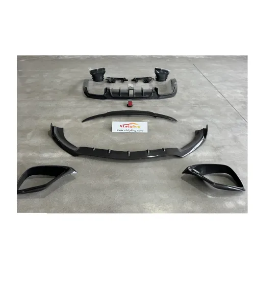XLstyling Car Upgrade Kit for W213 E63 17-20: Carbon Fiber Front Lip, Rear Diffuser, Spoiler Body Kit