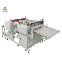 Rubber materials roll to sheet cutting machine