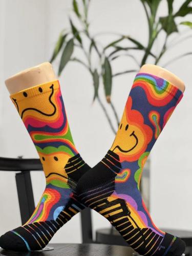 Calcetines de calcetines coloridos calcetines de impresión