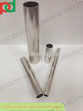 Polishing anodized aluminium tube