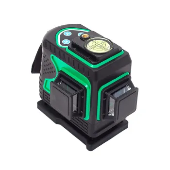3D Beam Rotary Self-Leveling 12 Lines Laser Level 4D Green Laser