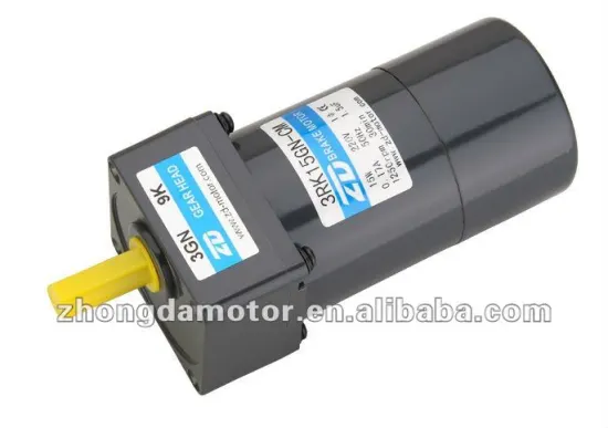 ce electric geared motor with brake