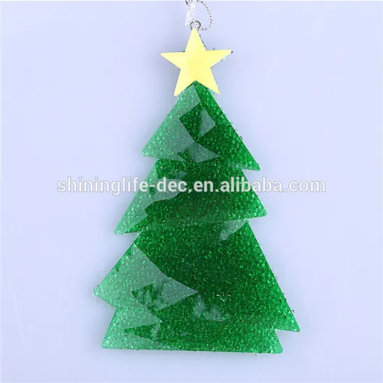 Christmas tree with shining star on the top pendant new style indoor decoration shining crystal