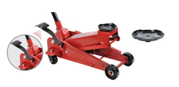 3t Floor Jack 28kg with Big Tray and Foot Pedal