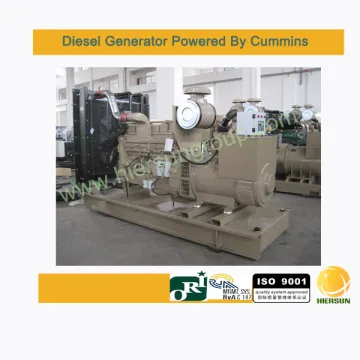 Powered by Cummins 400KW/500KVA diesel generator