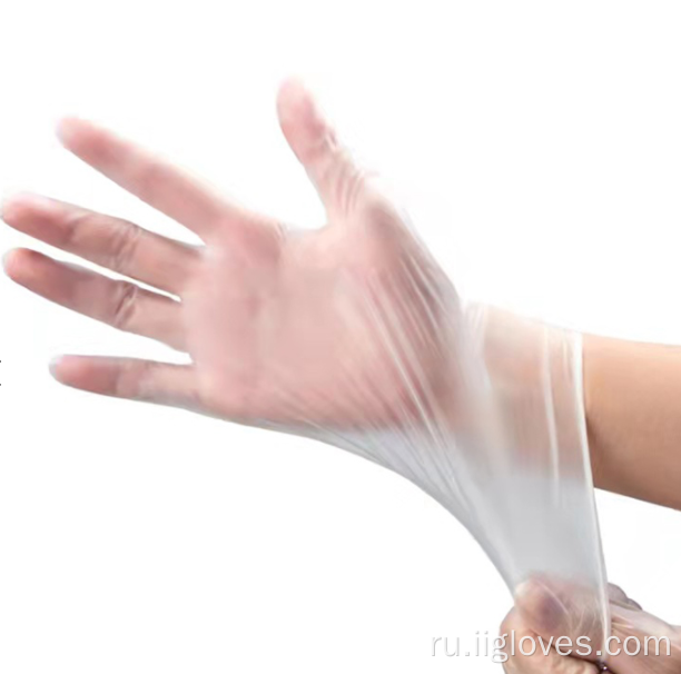 Виниловые перчатки ПВХ перчатки