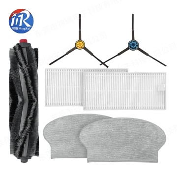 HEPA -filter dweilkussen voor midea M6 robotachtige stofzuiger - hoofdrol spin rand borstel accessoire