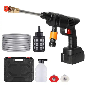 48V Rechargeable Lithium Battery Car Wash Gun for Home Use