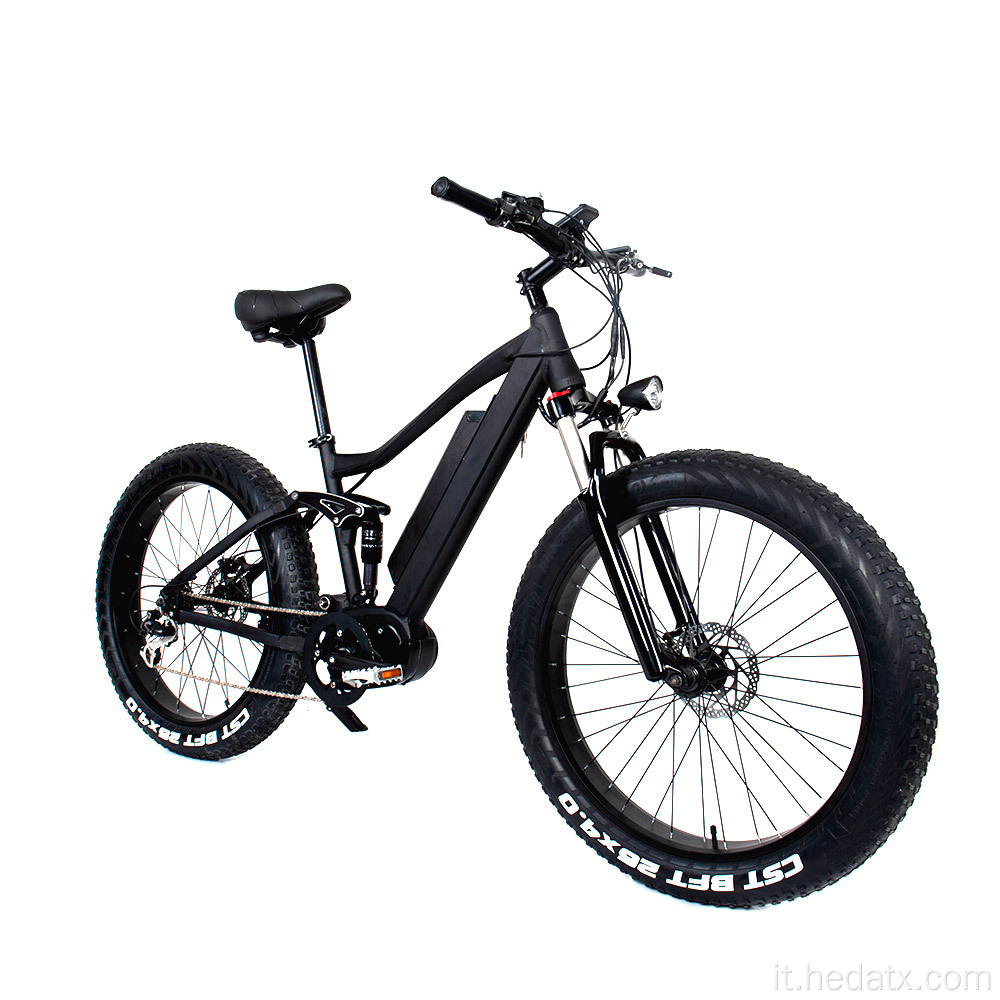 Electric Mountain Bike con sistema di frenatura premium