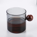 Ato 220 ml Creative Set Mini piccolo bicchiere di vetro in vetro tazza di caffè in vetro con manico in legno