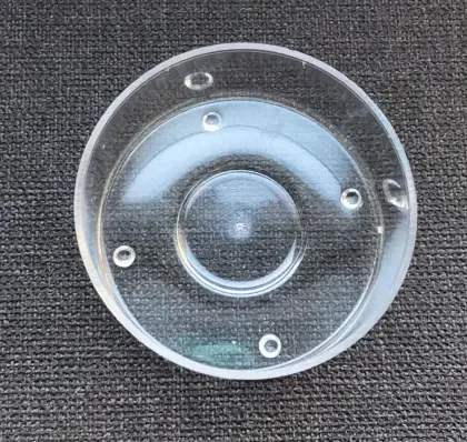 Vintage Clear Hand Crafted plastic Tealight Candle Holders