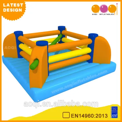 2015 AOQI latest design boxing game small inflatable boxing ring for adults on sale