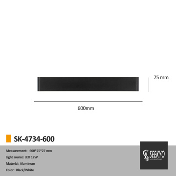 Minimalist Wall Lamp Two sides light source straight wall lamp Supplier
