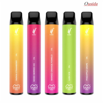 Multi-flavors Available Puff XXL 1600 Puffs Disposable Vape