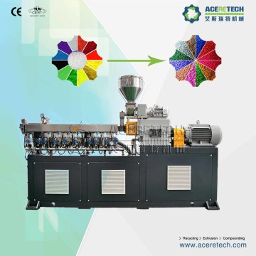 PP/PE Twin Screw Extruder Color Masterbatch Compounding Line