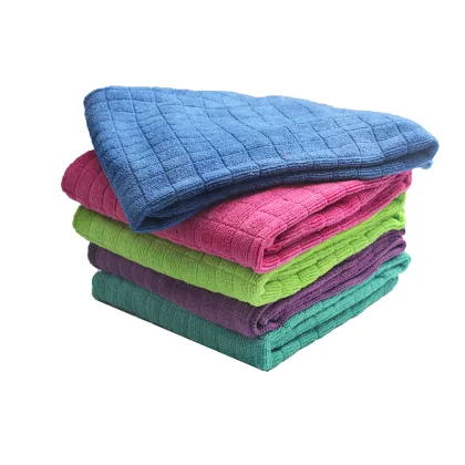 Microfiber Weft Lattice Super Decontamination Clean Rag