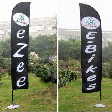15ft Advertising Flying Beach Banner with Digital Printing