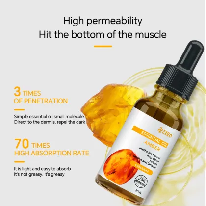 Pure Natural Amber Oil Amber Oil Essential for Aromatherapy