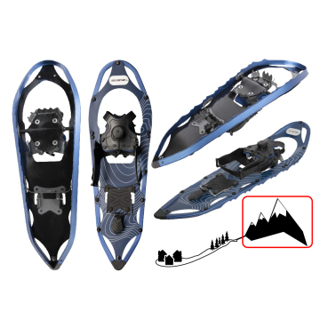 High Quality OEM CE BSCI Certified PU Tarpaulin Side Sawtooth Spin System Snowshoes Ski Wholesale