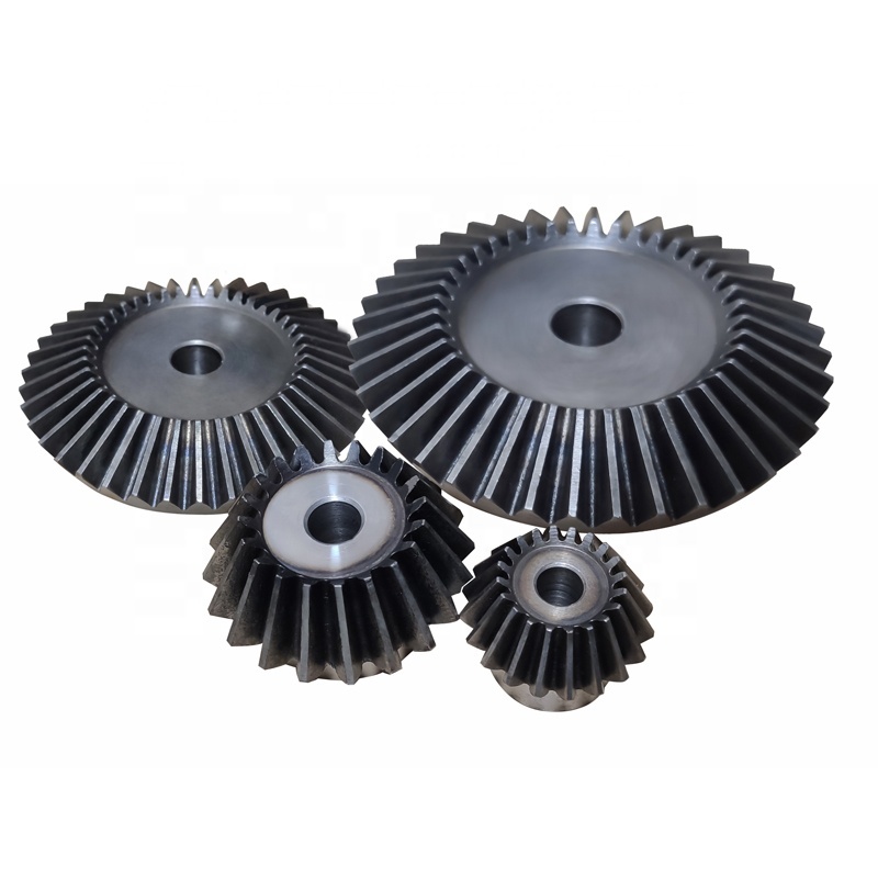 Direct Sale 45 Steel Quenched Bevel Gear 15 to 40 Teeth 90 Degree Drive