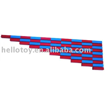 Wooden Toys - Montessori Toys - Numerical Rods( Beechwood) (ATM0190)