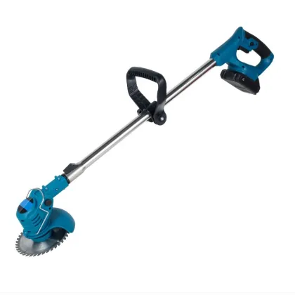 Cordless 20V Grass Trimmer with Telescopic Handle: Battery Operated Power String Trimmer for Lawn Maintenance