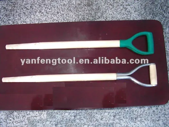 high quality Y shaped wooden shovel handle