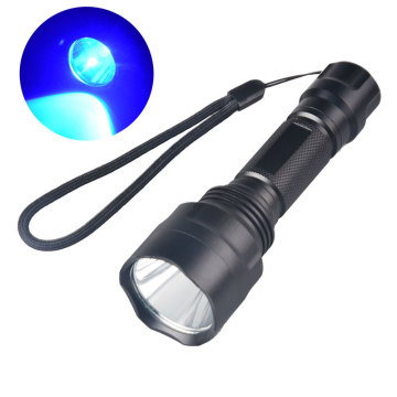 High-Power 365nm UV LED Lamp Torch with Purple Light: A Rechargeable Flashlight for Comprehensive Illumination Needs