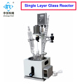 lab instrument single layer glass reactor for sale