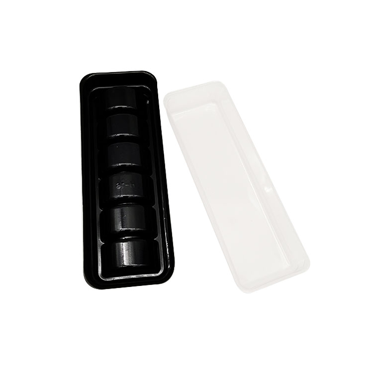 Custom 6 Compartment Macaron Blister Insert Trays Pack