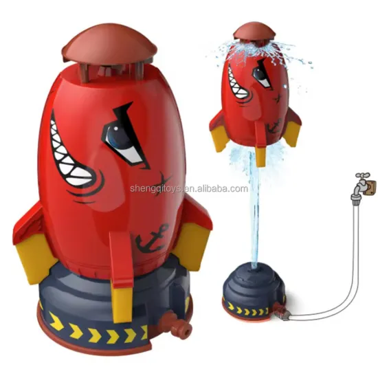 Summer Outdoor Water Play: Sprinklers, Toy Water Pressure Blasters, and Rocket Water Sprays for Kids