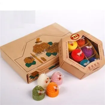 colorful beeswax Candles handmade 100% natural beeswax