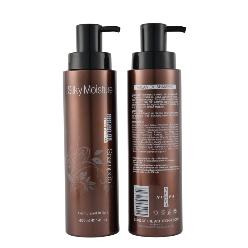 Professional Salon NUSPA Argan Oil Moisture Silky Deep Repairing Hair Shampoo