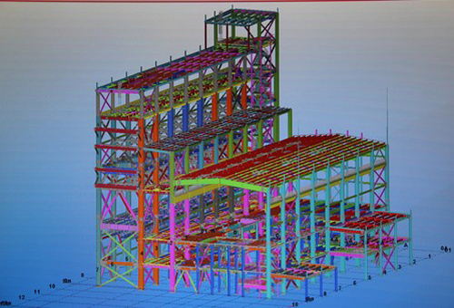 Steel Frame Building (HV021)