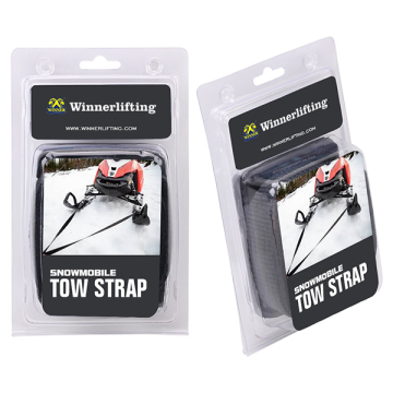 Snow mobile towing strap
