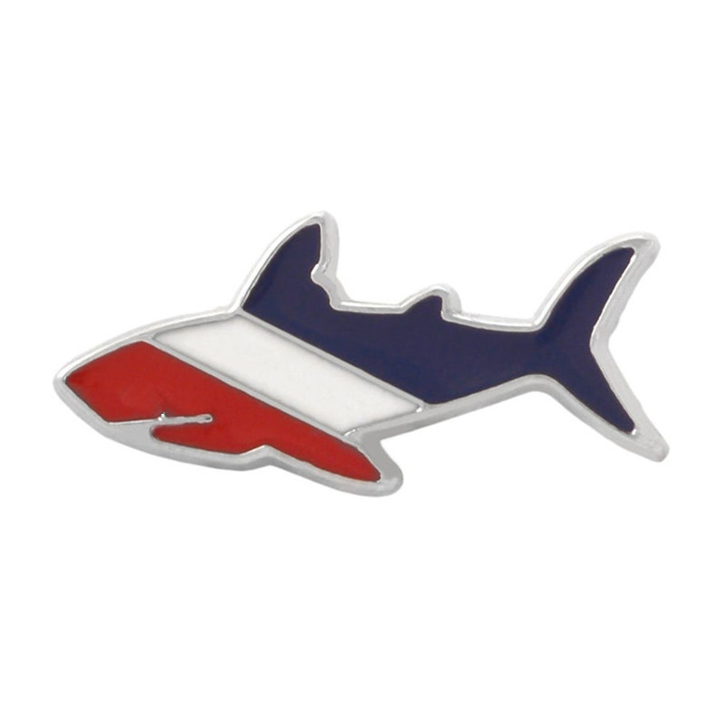 Animal Shark Pin Badge