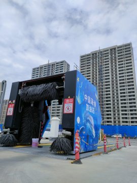 No contact and brush automatic car washing machine