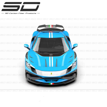 Batfury Aero สไตล์คาร์บอนไฟเบอร์แห้งชุดสำหรับ Ferrari 296 GTB