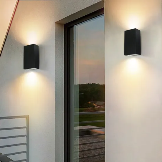 CE Certified 3000K 2*3W Up Down Exterior Wall Mounted LED Wall Light Fixture for Home - Indoor/Outdoor