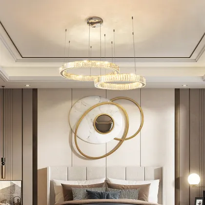 Modern LED Ceiling Chandeliers for Living Room and Bedroom Lighting