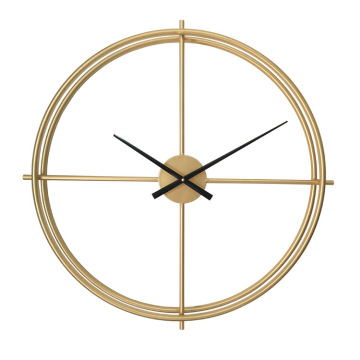 Stylish Minimalist Modern Metal Wall Clock