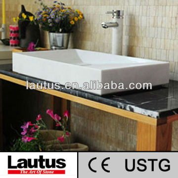oak wood cabinet with nautural ston basin,CSV040BM-MILD6438WM