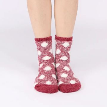 Winter Cute Emboridered Cozy Socks For Women