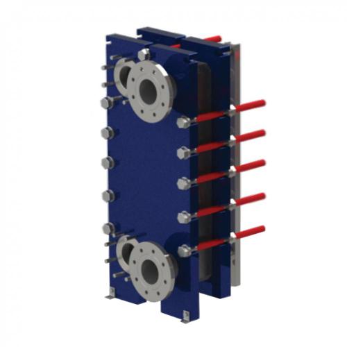 Semi Welded Gasket Plate Heat Exchanger For Industrial