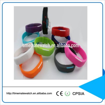 Non-toxic Environment Fashion Silicone Bracelet LED Watch