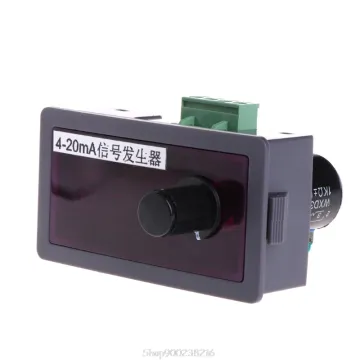 DC 12V/24V 4-20mA Signal Generator Current Signal Source w/ Polarity Protection Au29 20 Dropship