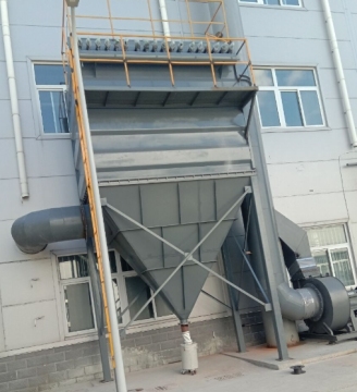 Baghouse dust collector for food safety