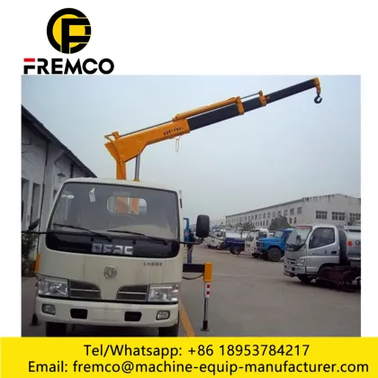 Mini Pickup Truck Crane Mounted on Dongfeng Chassis