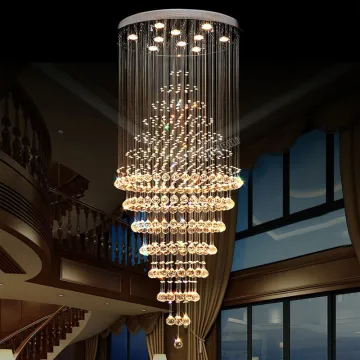 Luxury Crystal Chandelier Drop Light for Dining Table