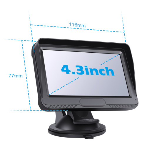 Wired 4.3 inch Car Reversing Backup Camera Kit